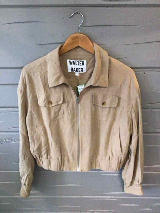 W WALTER BAKER TAN Size LG OW