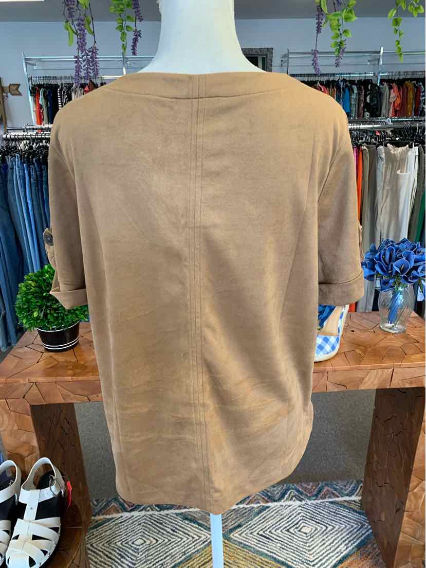W BANANA REPUBLIC TAN Size LG T