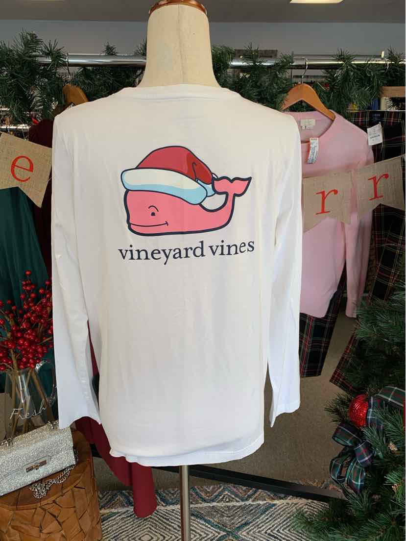 W VINEYARD VINES WH Size LG T