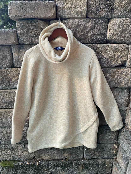 W LANDS END TAN Size LG SW