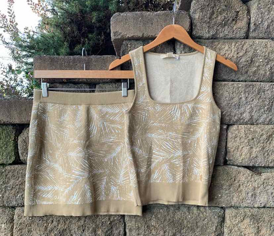 W MICHAEL KORS TAN Size SM 2PCSK