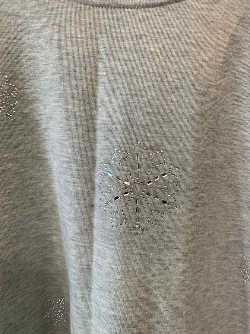 W LANE BRYANT GY Size 14/16 T