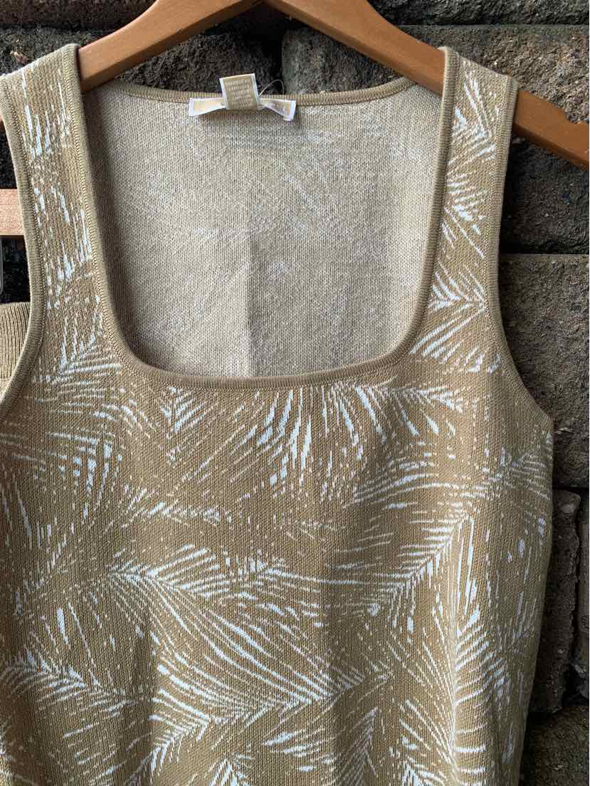 W MICHAEL KORS TAN Size SM 2PCSK