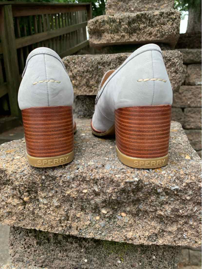 W SPERRY GY Size 8 SHOE