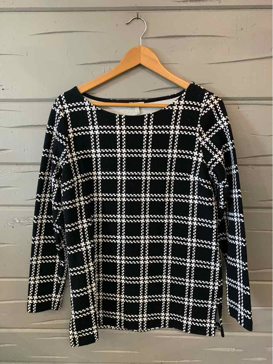 W TALBOTS BK Size MED T