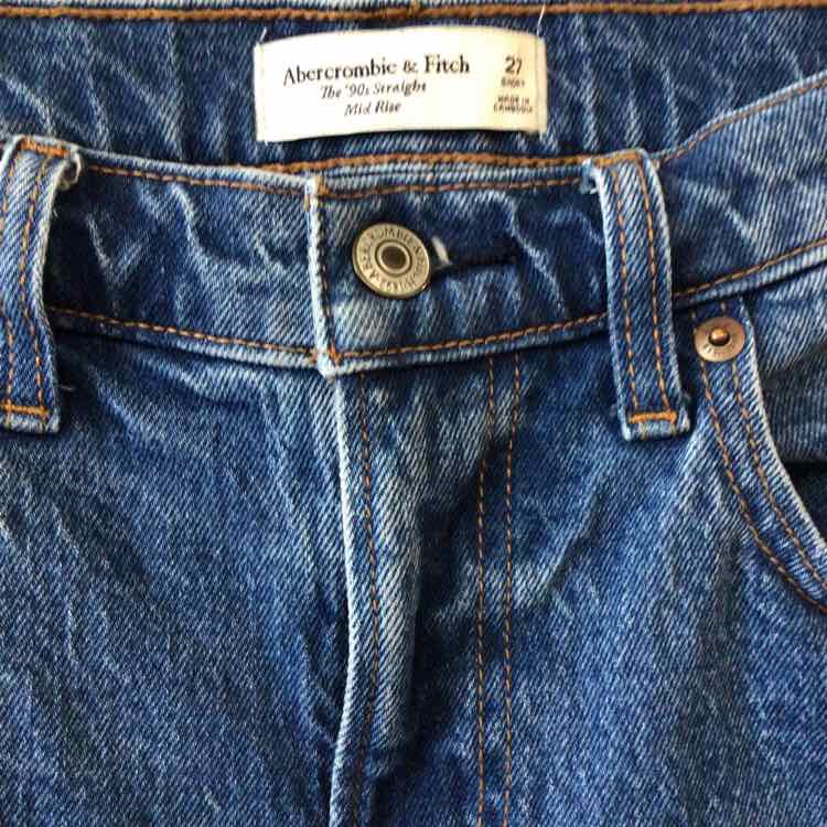 W ABERCROMBIE BL Size 4 J