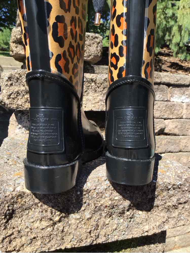 W COACH BK Size 6 BOOT