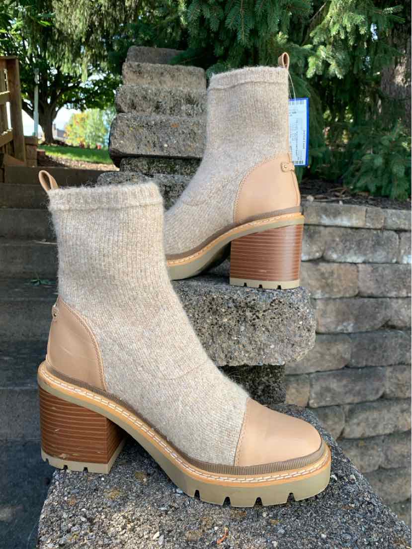 W SAM EDELMAN TAN Size 10 BOOT