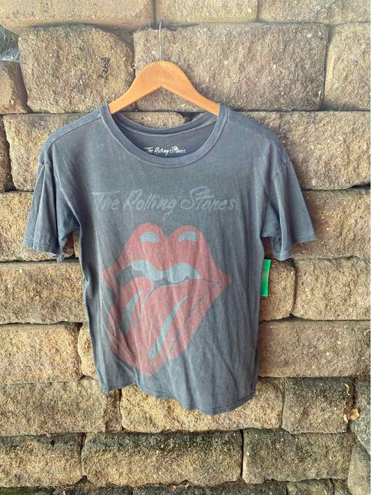 W ROLLING STONES GY Size SM T