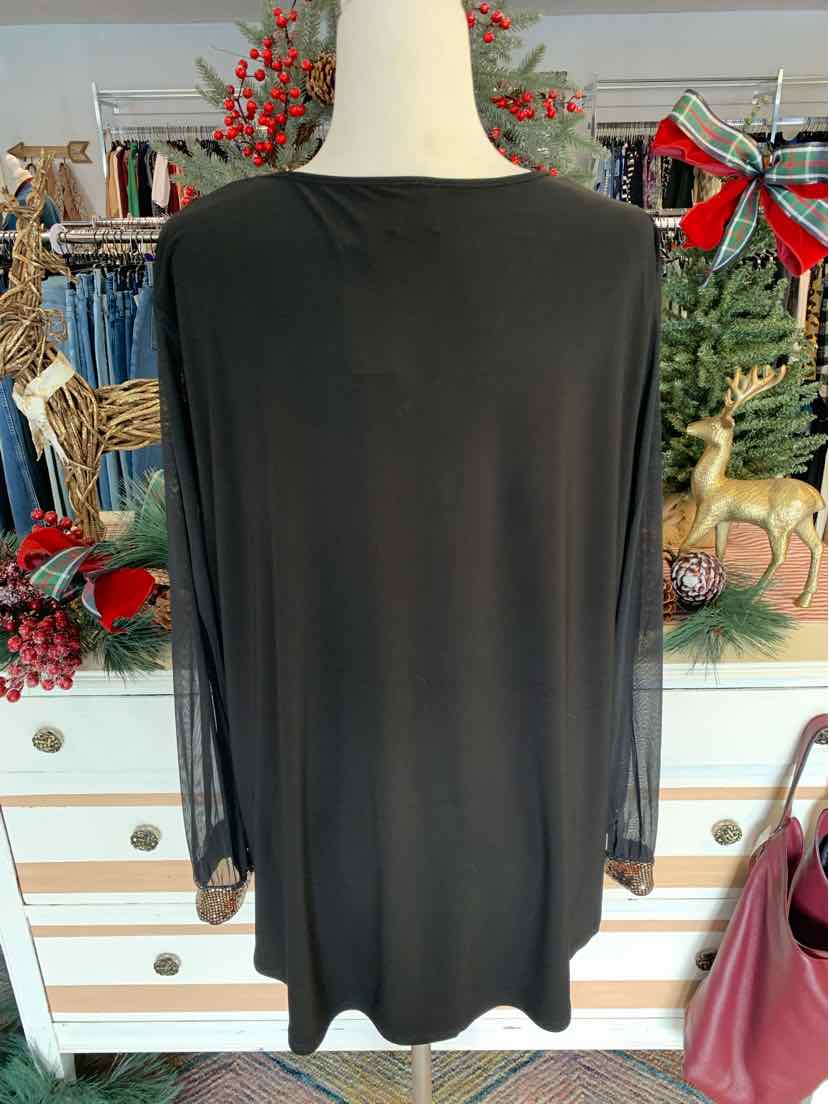 W ANNE KLEIN BK Size XL T