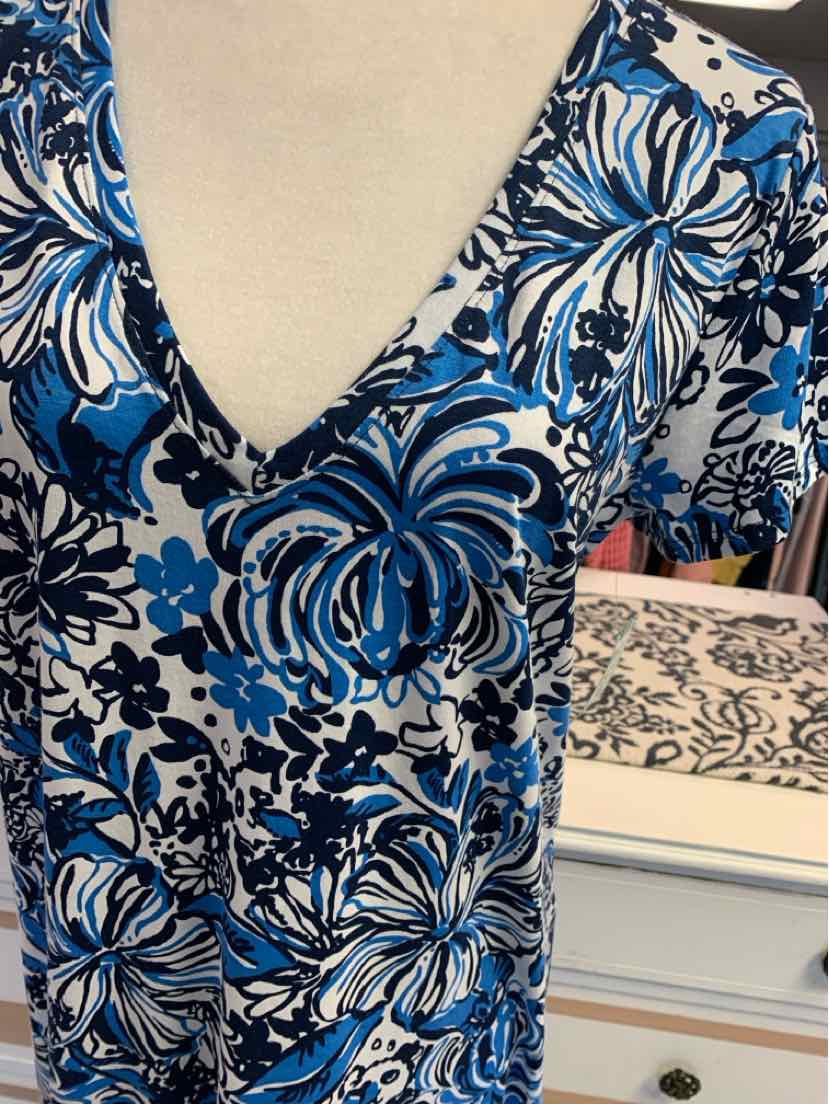 W LILLY PULITZER BL Size LG DR