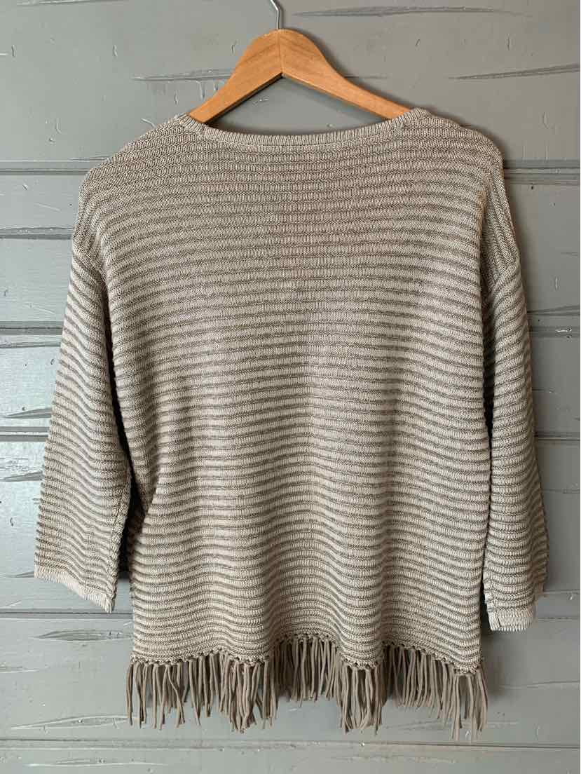 W CHICOS TAN Size MED SW