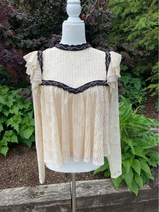 W FREE PEOPLE CR Size SM T