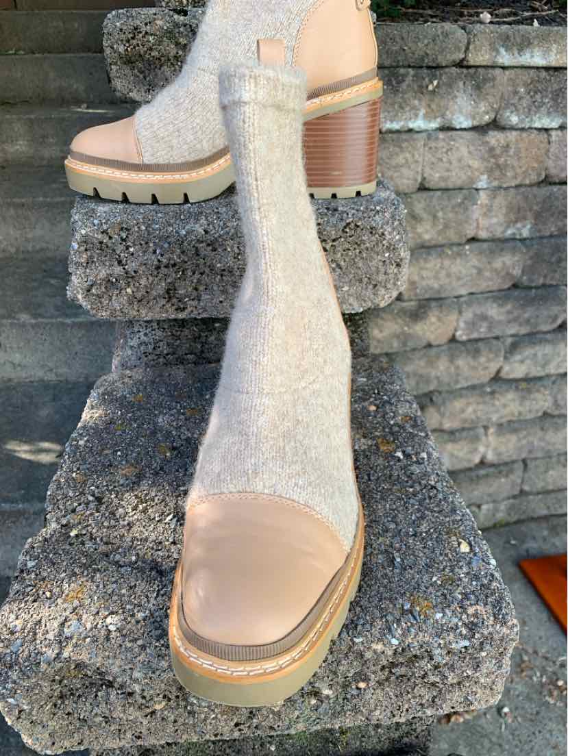 W SAM EDELMAN TAN Size 10 BOOT