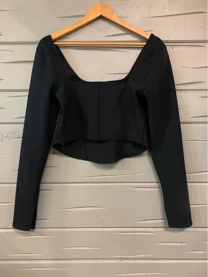 W ABERCROMBIE AND FITCH BK Size LG T