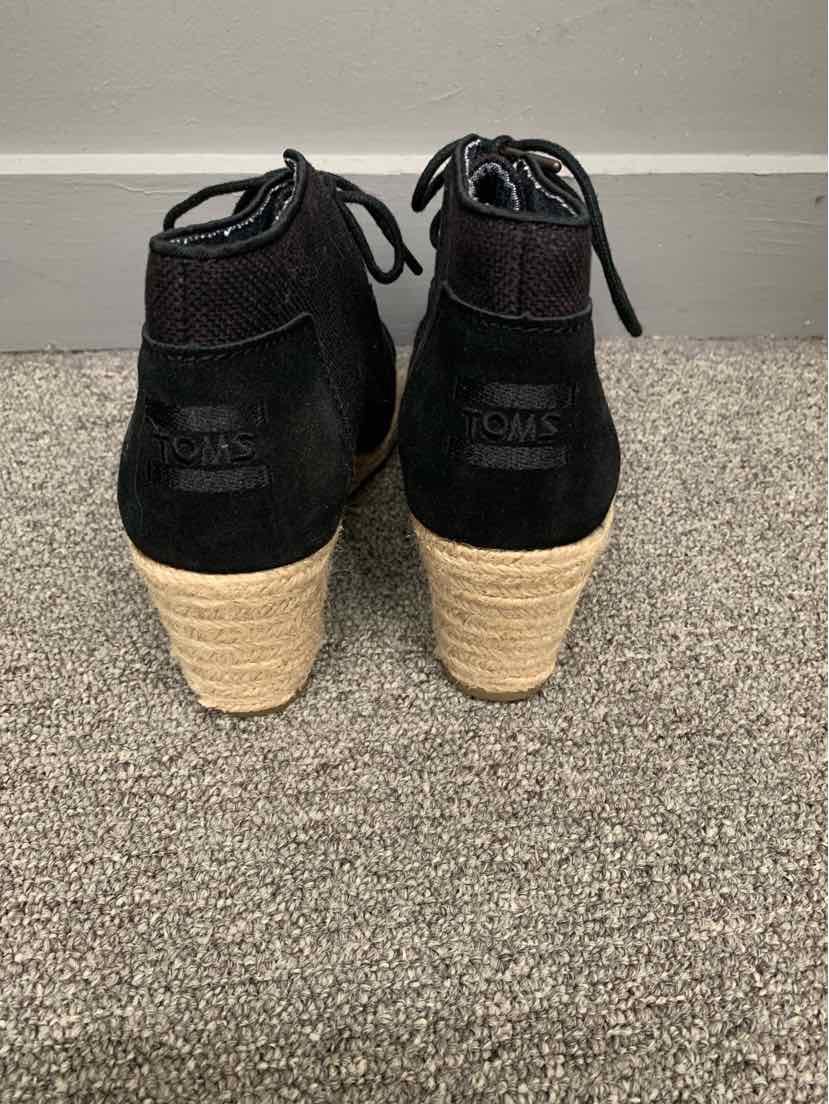 W TOMS BK Size 6.5 SHOE