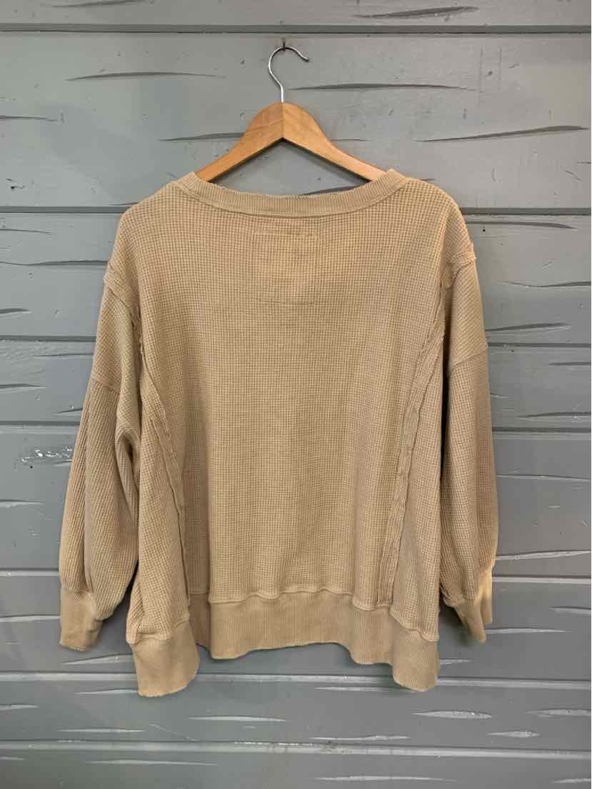 W AERIE TAN Size SM T
