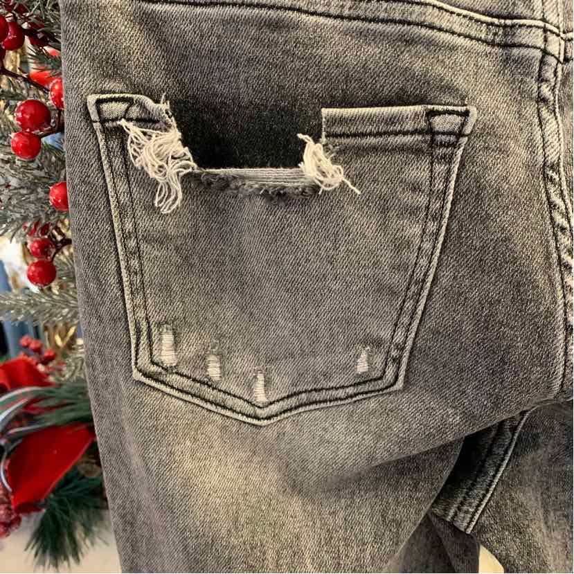 W RISEN JEANS BK Size 3 J