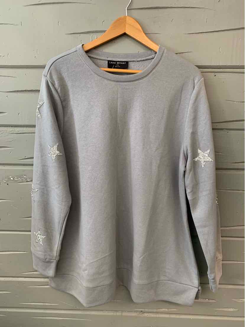 W LANE BRYANT GY Size 14/16 T