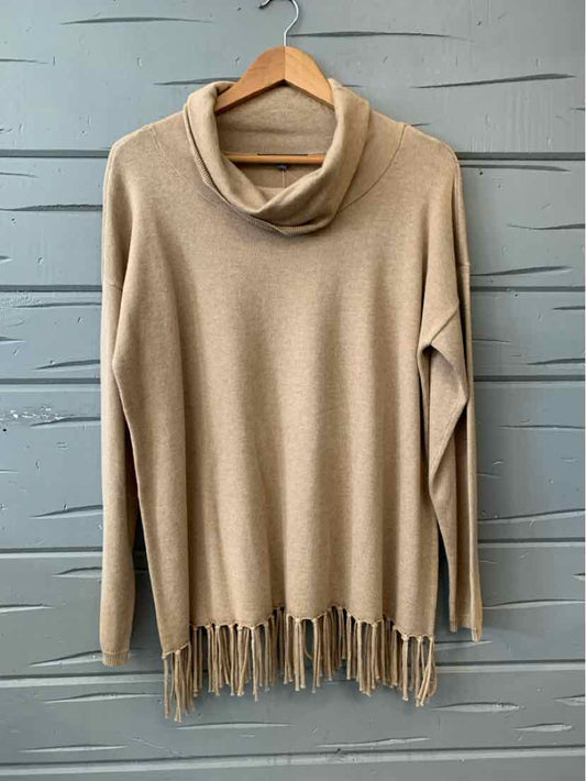 W ELLIOTT LAUREN TAN Size LG SW
