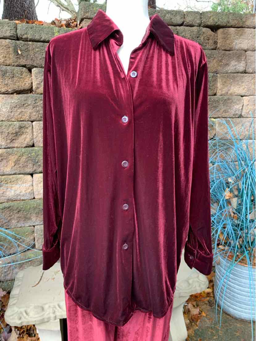 W CAROLYN TAYLOR BURG Size MED 2PCSET