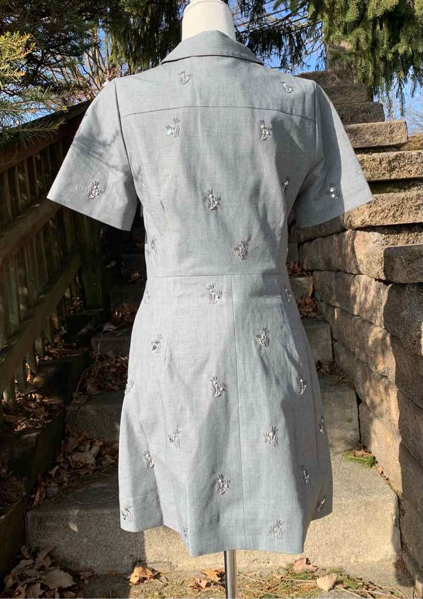 W JCREW GY Size 8 DR