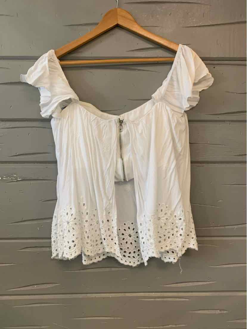 W BLUE RAIN WH Size LG T