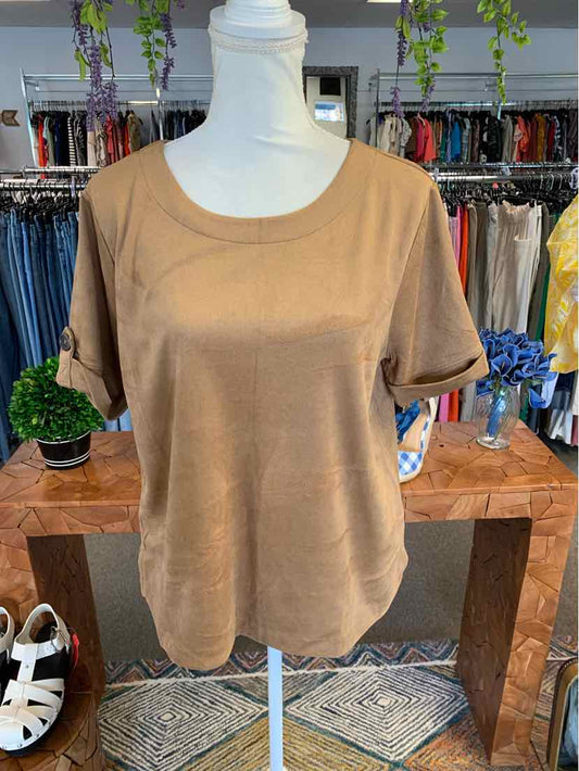 W BANANA REPUBLIC TAN Size LG T