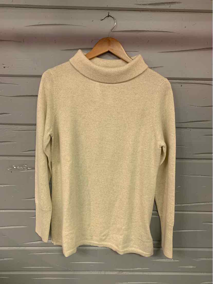 W TALBOTS BEIGE Size MED SW