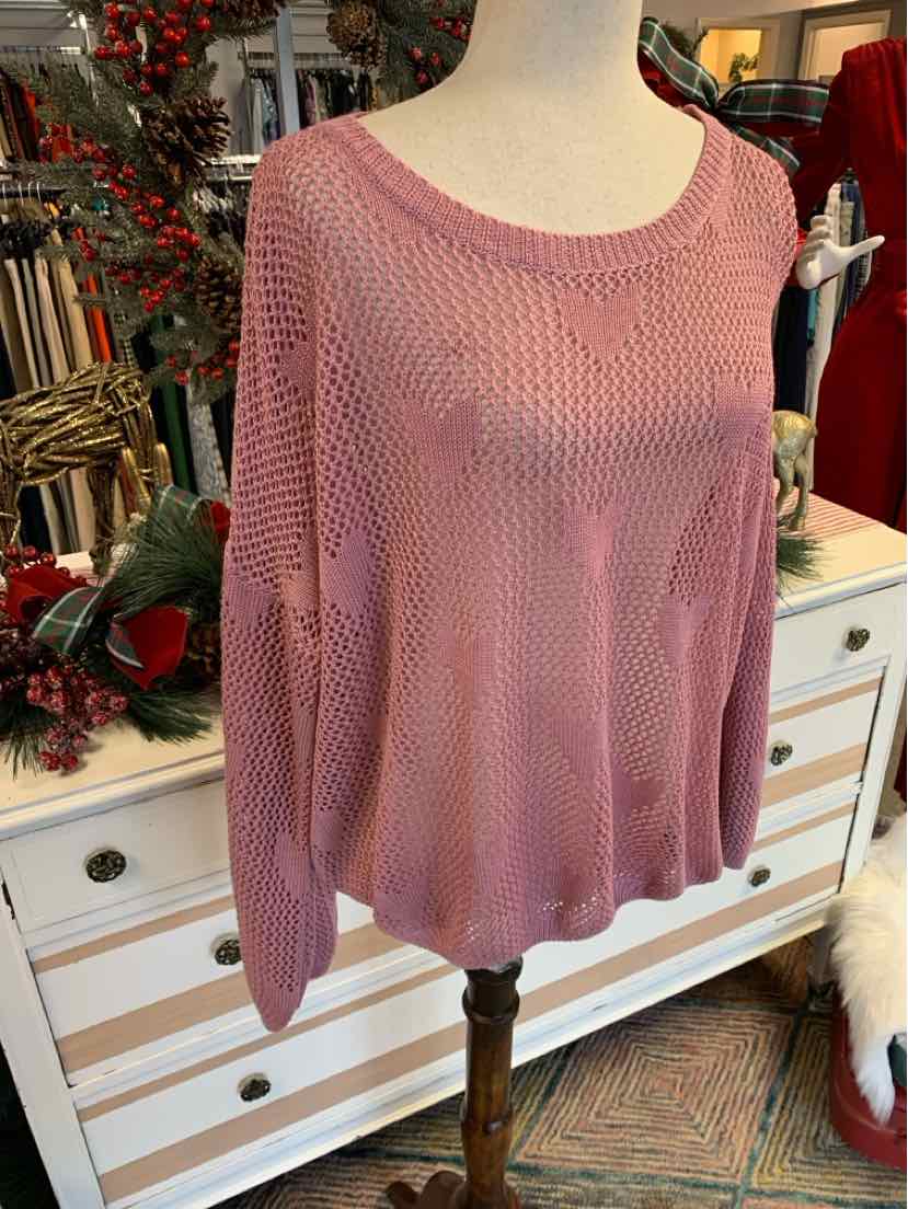 W POL MAUVE Size LG SW