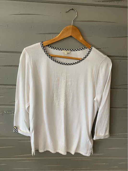 W TALBOTS WH Size MED SW
