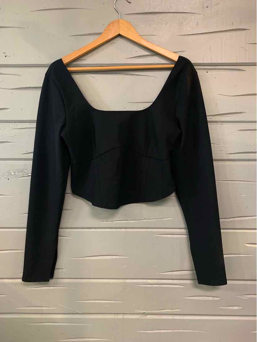 W ABERCROMBIE AND FITCH BK Size LG T