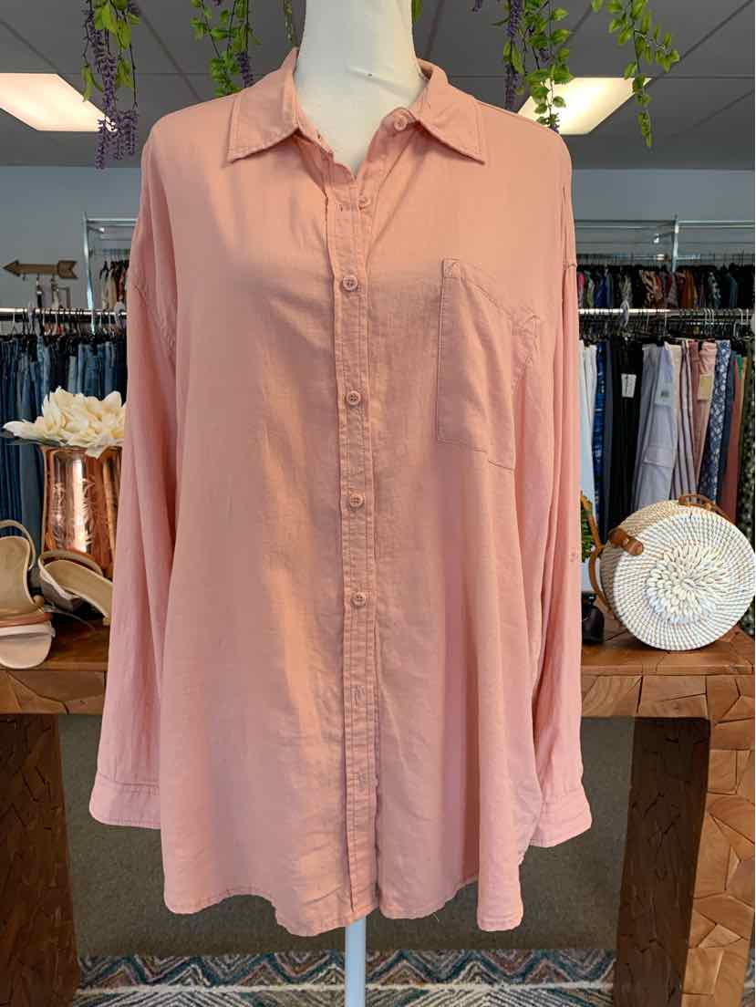 W RISEN JEANS PCH Size LG T