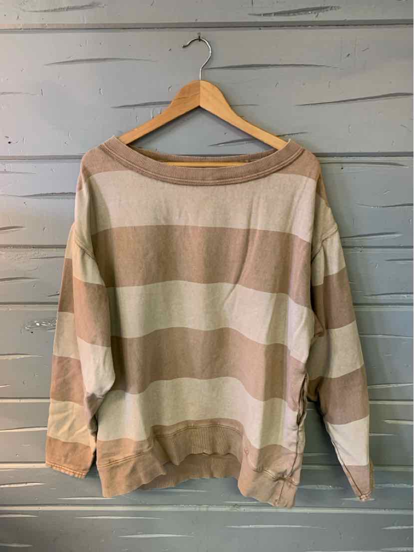 W FREE PEOPLE TAN Size SM T