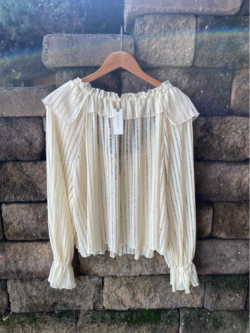 W ANTHROPOLOGIE CR Size LG T