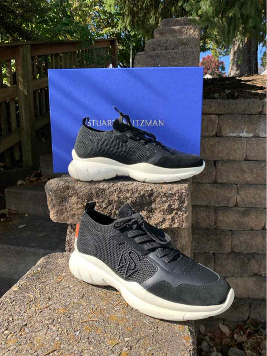 W STUART WEITZMAN BK Size 9 SNEAKER