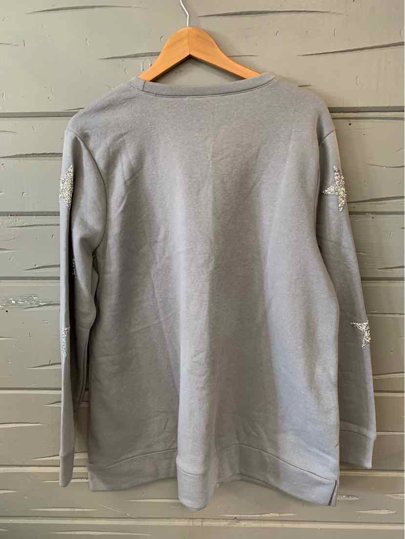 W LANE BRYANT GY Size 14/16 T