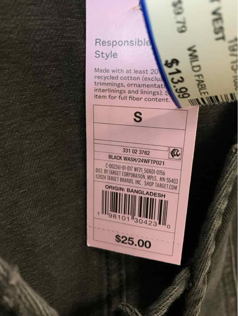 W WILD FABLE BK Size SM V