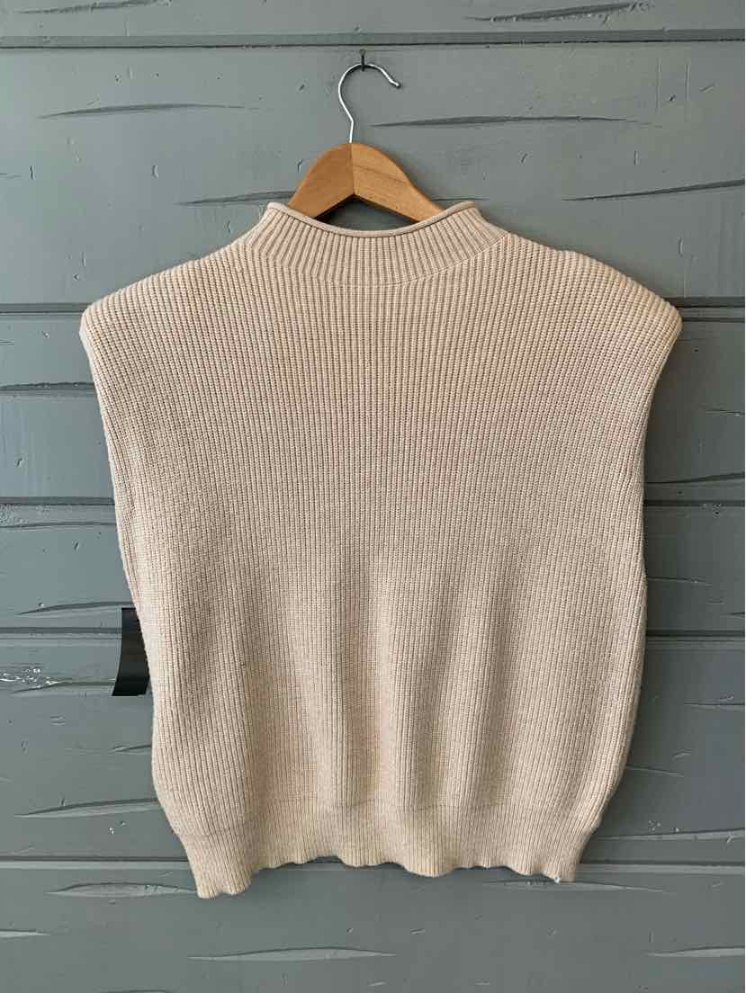 W NO LABEL BEIGE Size MED T