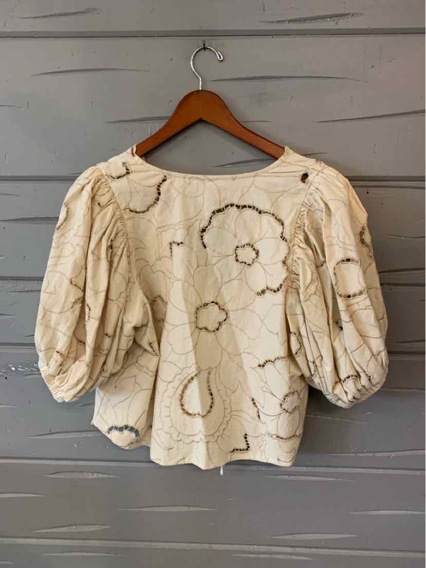 W FREE PEOPLE CR Size SM T