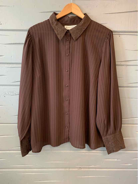 W BEAUTIFUL BY LAWRENCE ZARIAN BR Size XL T
