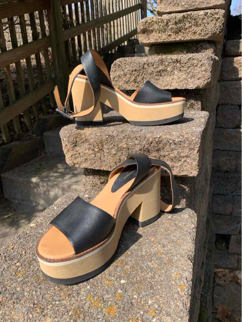 W PALOMA BARCELO BK Size 39 SANDAL