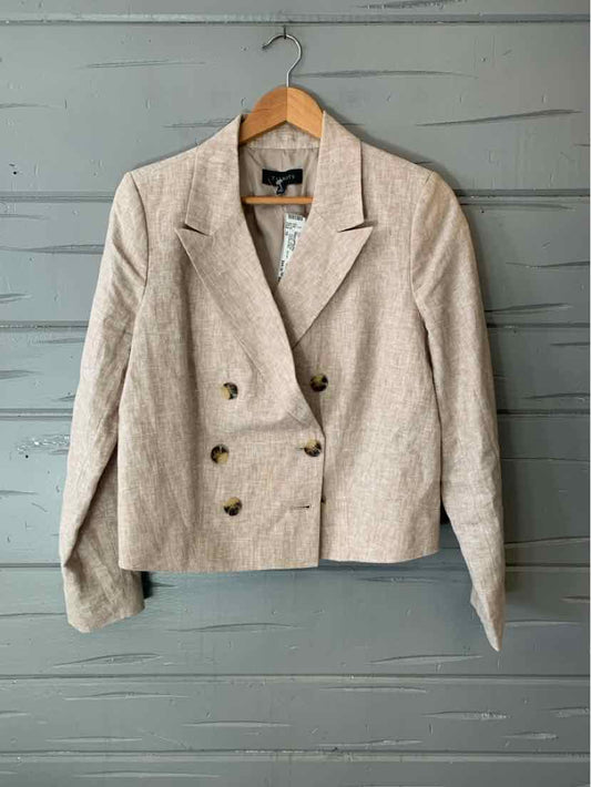 W TALBOTS BEIGE Size 10 BLZ