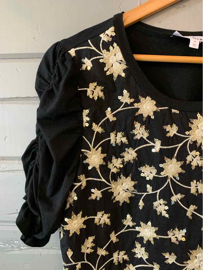 W ISLA MAUDE BK Size MED T