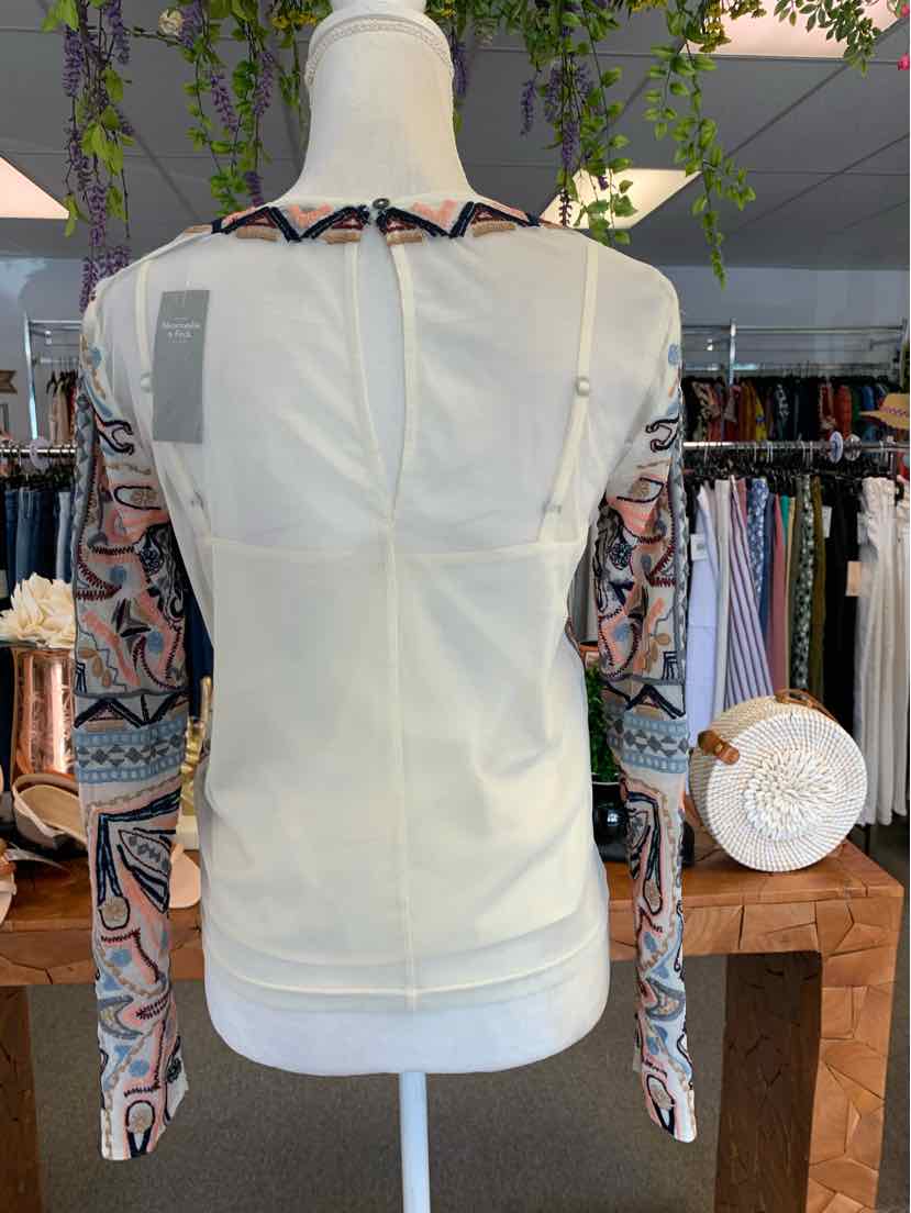 W ABERCROMBIE AND FITCH MULTI Size SM T