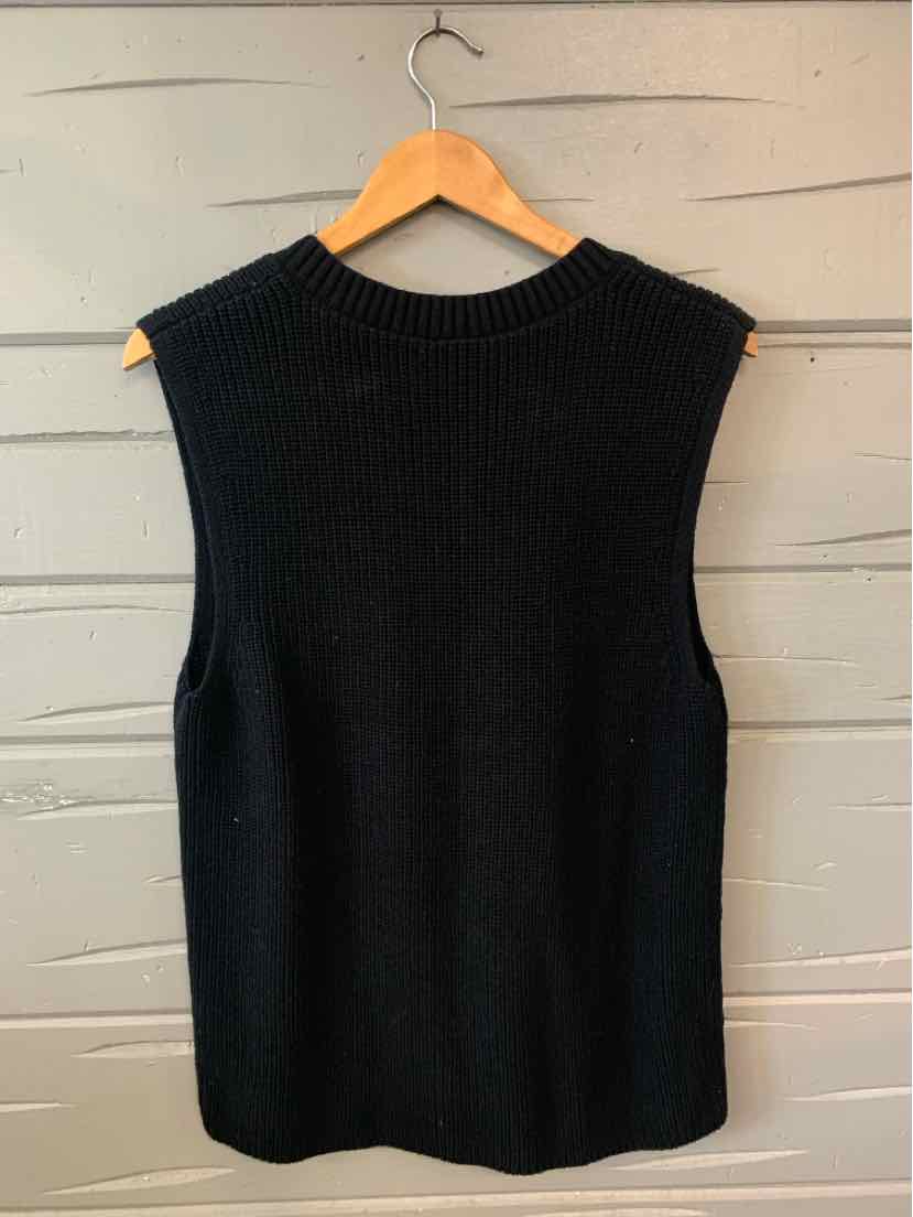 W TALBOTS BK Size LG V