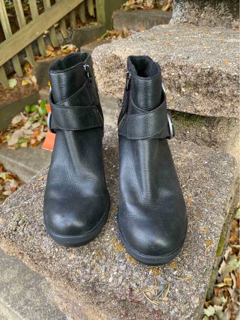 W SORREL BK Size 6 BOOT