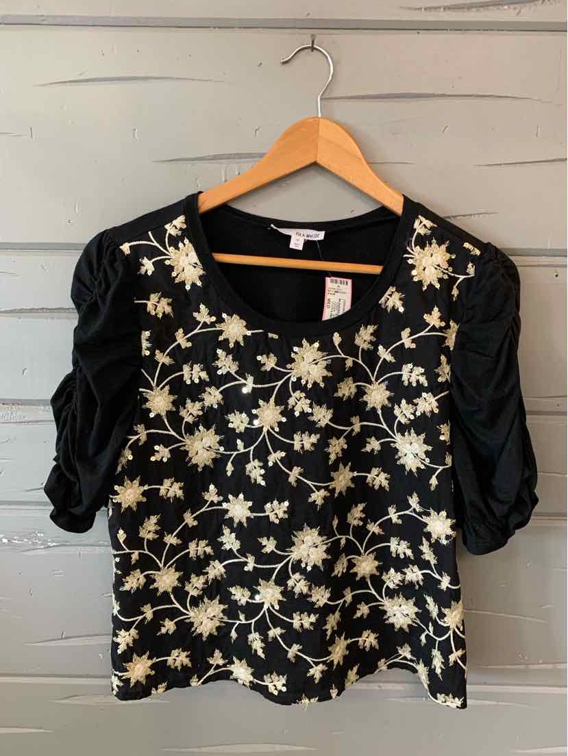 W ISLA MAUDE BK Size MED T