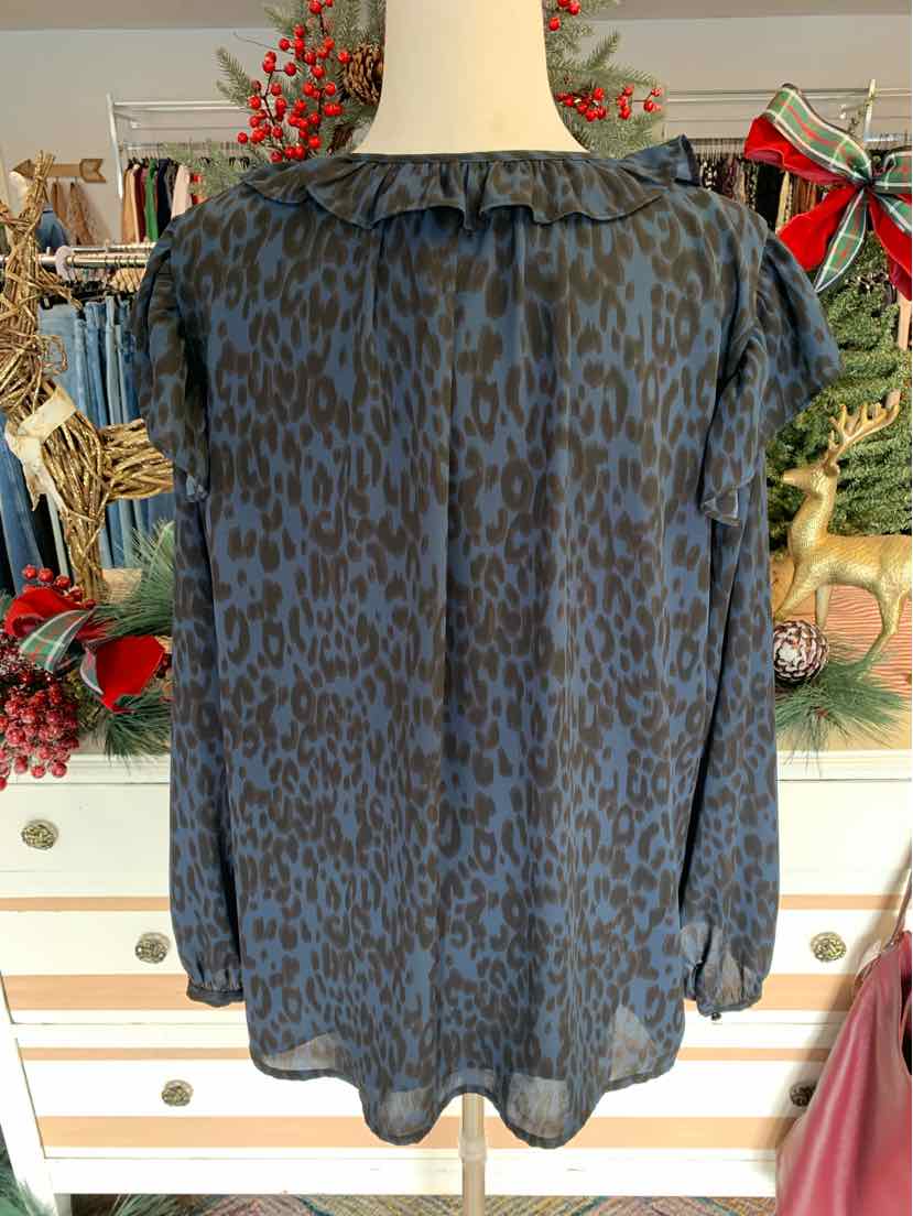 W SKIES ARE BLUE BK Size 1X T