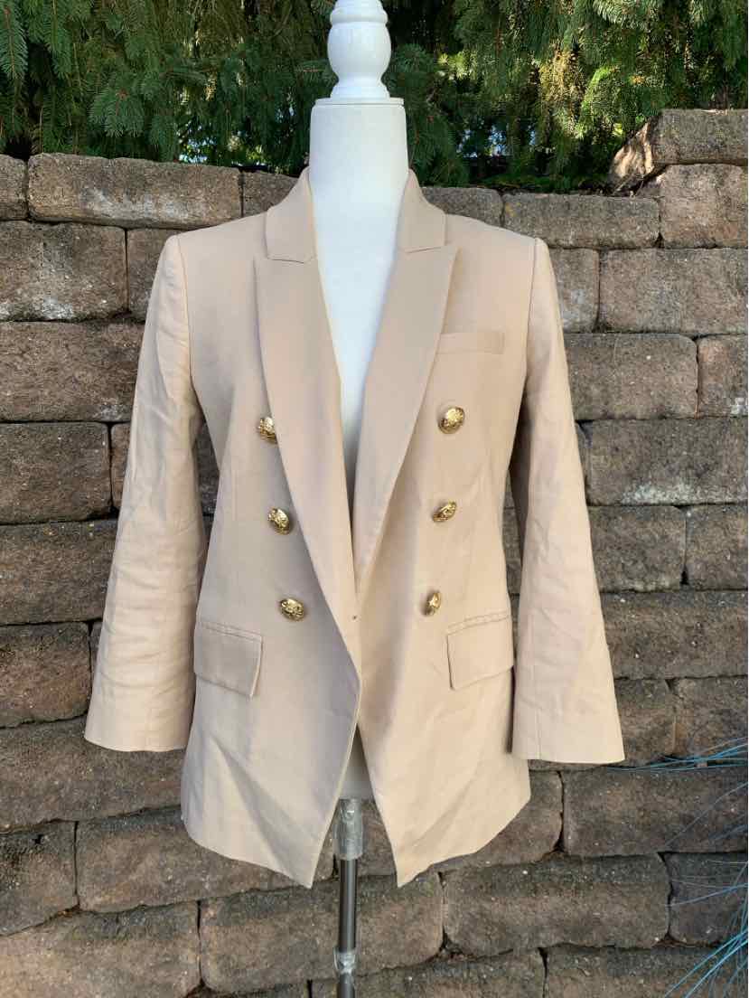 W VERONICA BEARD TAN Size 4 BLZ